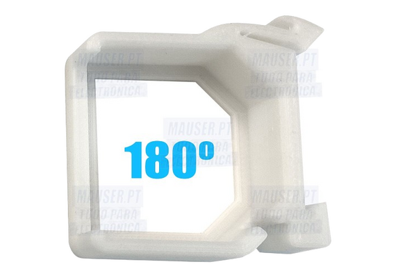 SHELLY Suporte de Calha DIN 180º para SHELLY Plus e Z-Wave - Branco