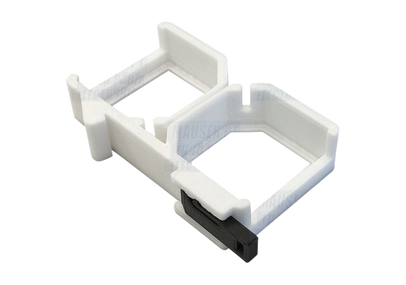 SHELLY Suporte de Calha DIN Duplo para SHELLY Plus e Z-Wave - Branco