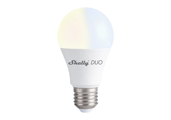 SHELLY Smart LED Lâmpada WiFi Duo E27