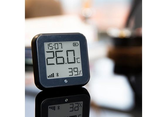 SHELLY Monitorizador Ambiental de Temperatura e Humidade com WiFi - Preto