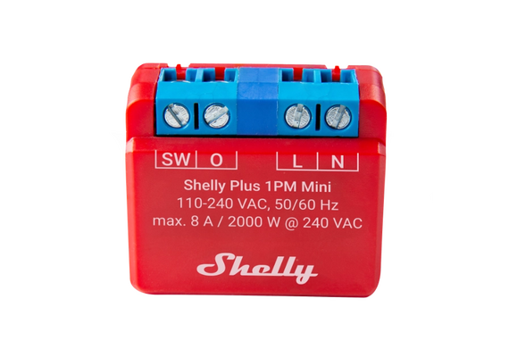 SHELLY Mini Módulo Interruptor para Automação WiFi Mini Plus 1PM