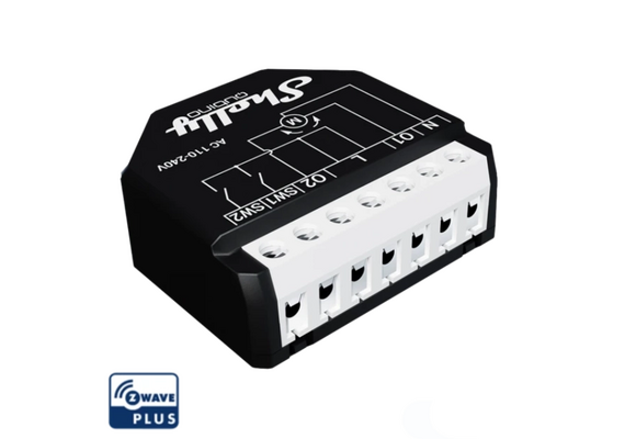 SHELLY Módulo para Automação de Estores Elétricos através de Z-Wave com Medição de Potência Qubino