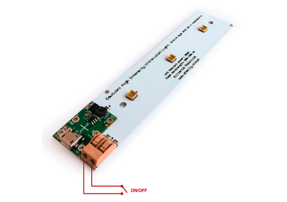 SHELLY Módulo de LEDs UV-C com Alimentação Micro-USB