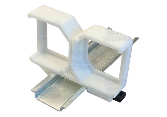 SHELLY Suporte de Calha DIN Duplo para SHELLY Plus e Z-Wave - Branco