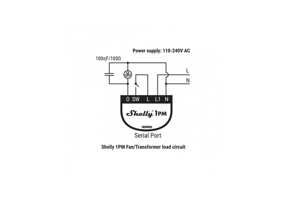 SHELLY Filtro RC/Snubber Supressor de Sobretensões para Módulos SHELLY