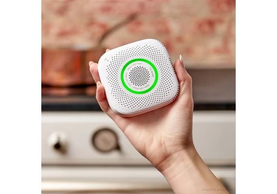 SHELLY Smart Sensor de Gás Natural WiFi com Alarme Sonoro e Luminoso