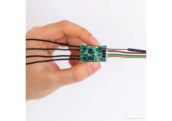 SHELLY Mini Módulo Interruptor Duplo para Automação WiFi Uni