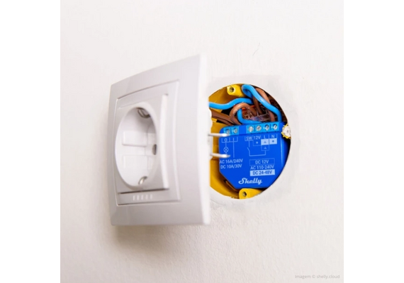 SHELLY Módulo Interruptor para Automação WiFi Plus 1
