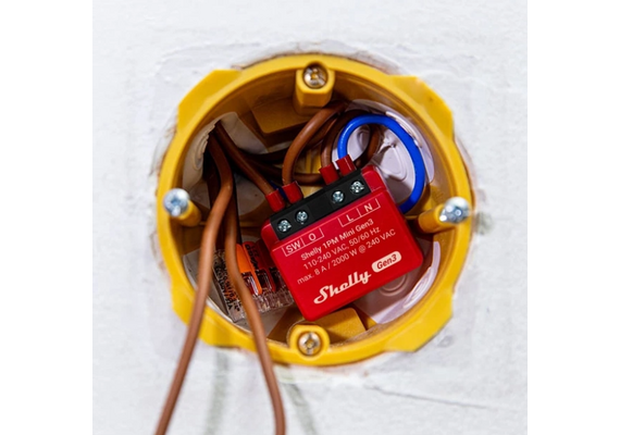 SHELLY Mini Módulo Interruptor para Automação WiFi Mini 1PM Gen3
