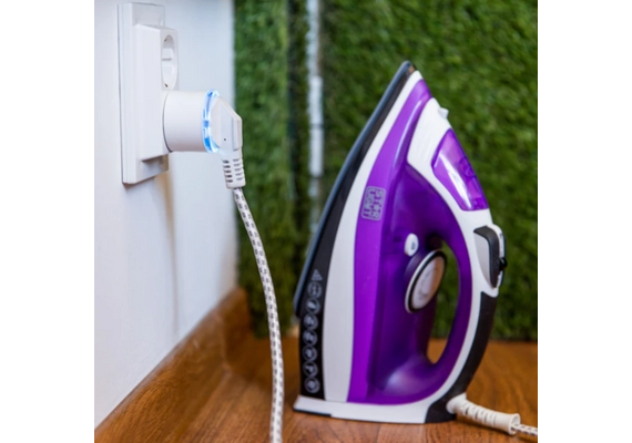 SHELLY Tomada Smart WiFi e LED Multicor - Branco