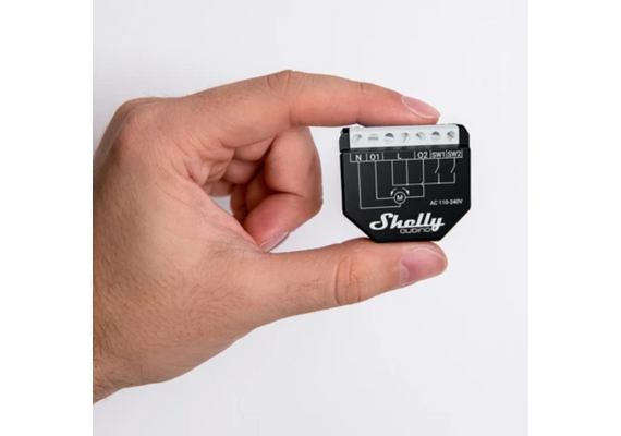 SHELLY Módulo para Automação de Estores Elétricos através de Z-Wave com Medição de Potência Qubino