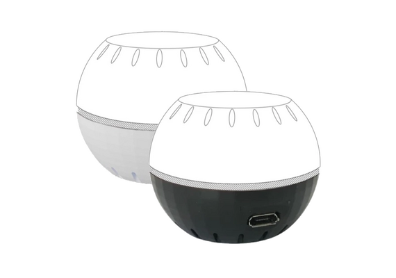 SHELLY Base com Alimentação USB para SHELLY H&T - Preto