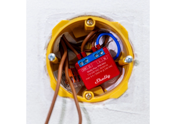 SHELLY Mini Módulo Interruptor para Automação WiFi Mini Plus 1PM