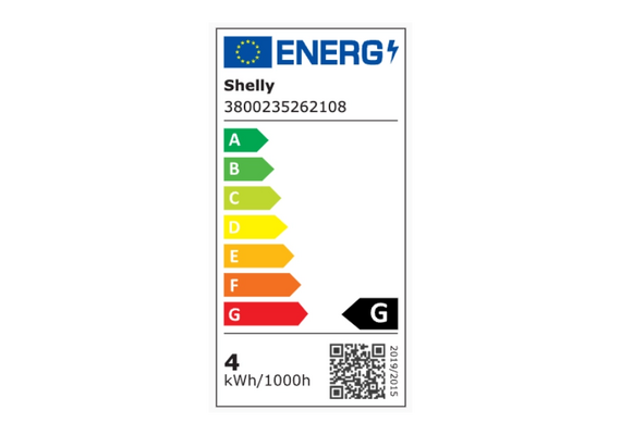 SHELLY Smart LED Lâmpada WiFi Vintage G125