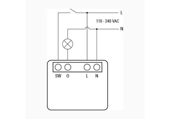 SHELLY Mini Módulo Interruptor para Automação WiFi Mini Plus 1PM