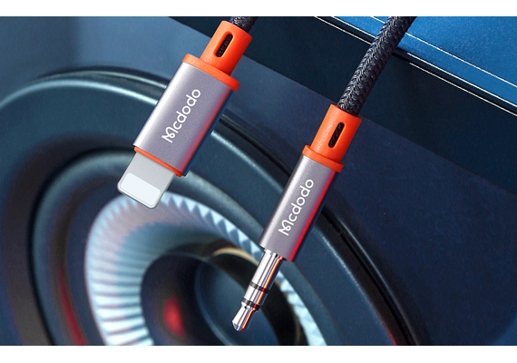 MCDODO Adaptador Lightning para mini Jack 3.5mm 1.2m