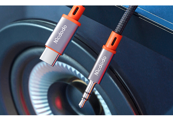 MCDODO Adaptador USB-C para mini Jack 3.5mm 1.2m CA-0820