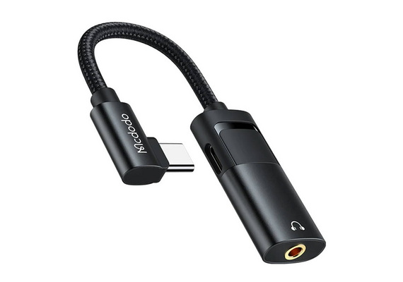 MCDODO Adaptador USB-C Macho/Fêmea para mini jack 3.5 mm CA-1880