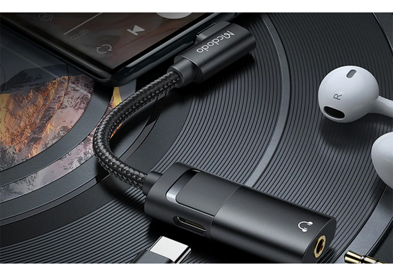 MCDODO Adaptador USB-C Macho/Fêmea para mini jack 3.5 mm CA-1880